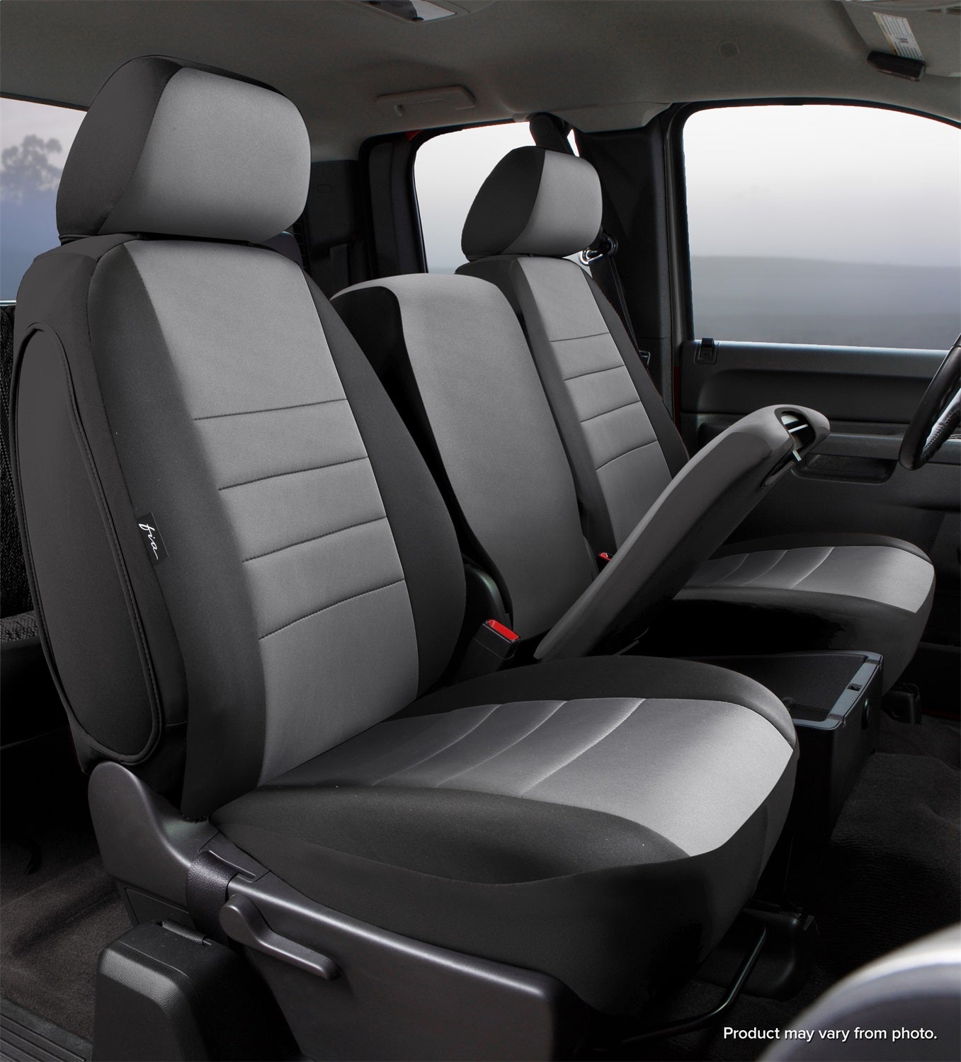 Fia NP99-38 GRAY Neo Neoprene Custom Fit Truck Seat Covers
