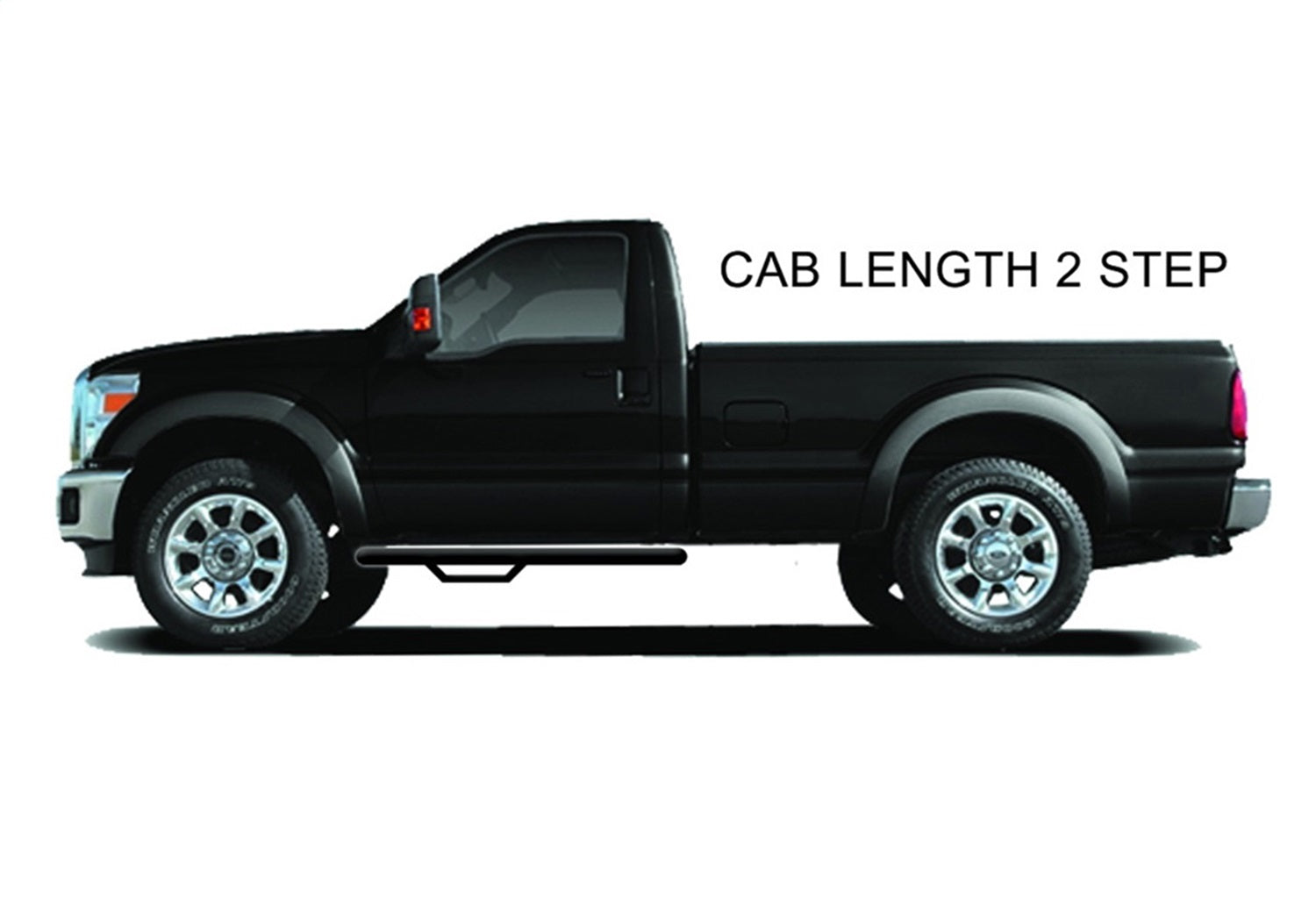 N-Fab T0754RC-TX Cab Length Nerf Step Bar Fits 07-17 Tundra