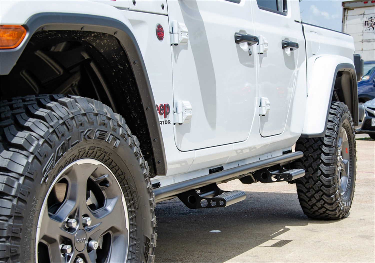 N-Fab J194TRKRS4 RKR Full Length Step System Fits Gladiator Pickup Gladiator