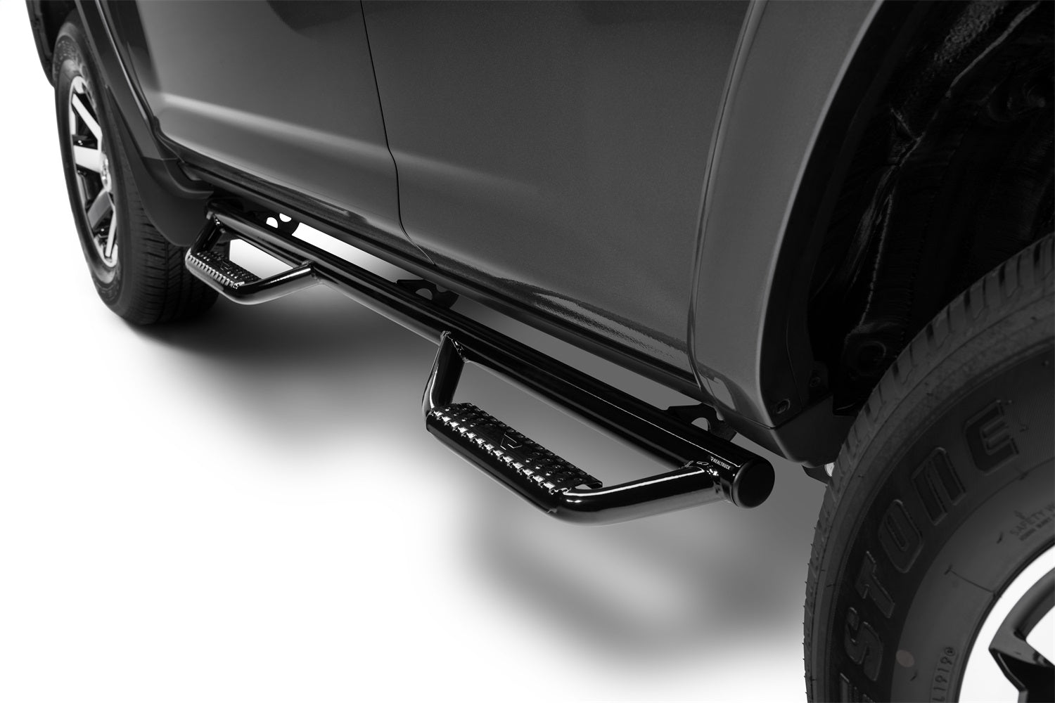 N-Fab T1360R-GB Wheel To Wheel Nerf Step Bar Fits 14-24 4Runner