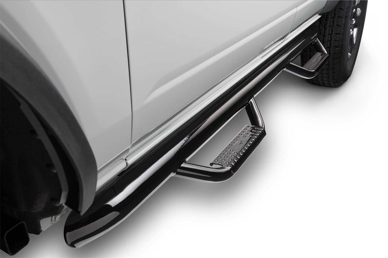 N-Fab F2172B Cab Length Nerf Step Bar Fits 21-26 Bronco