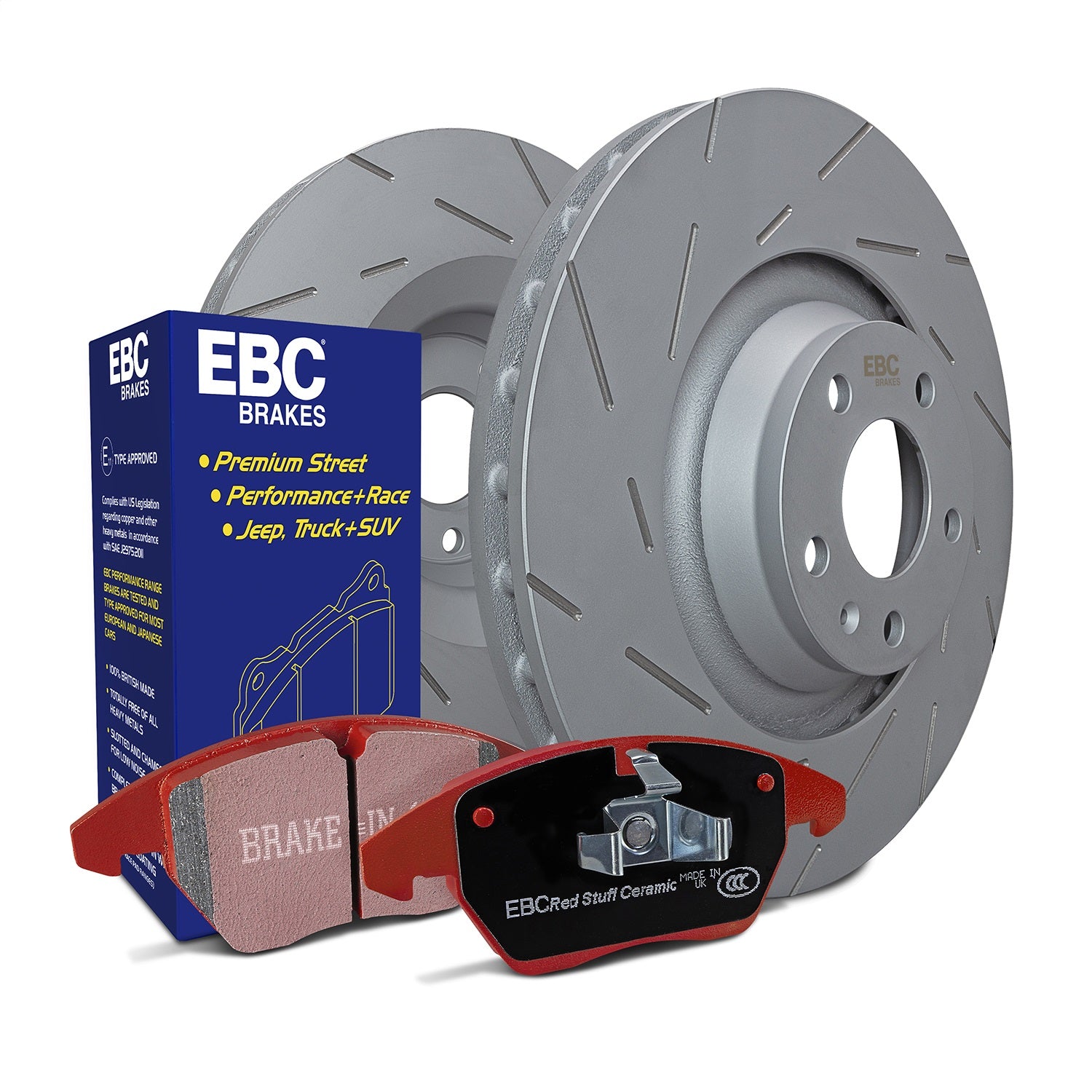 EBC Brakes S4KR1225 S4 Kits Redstuff and USR Rotor