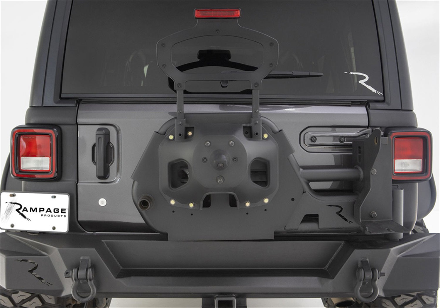 Rampage 9950917 Trail Guard Tire Carrier Fits 18-26 Wrangler Wrangler (JL)
