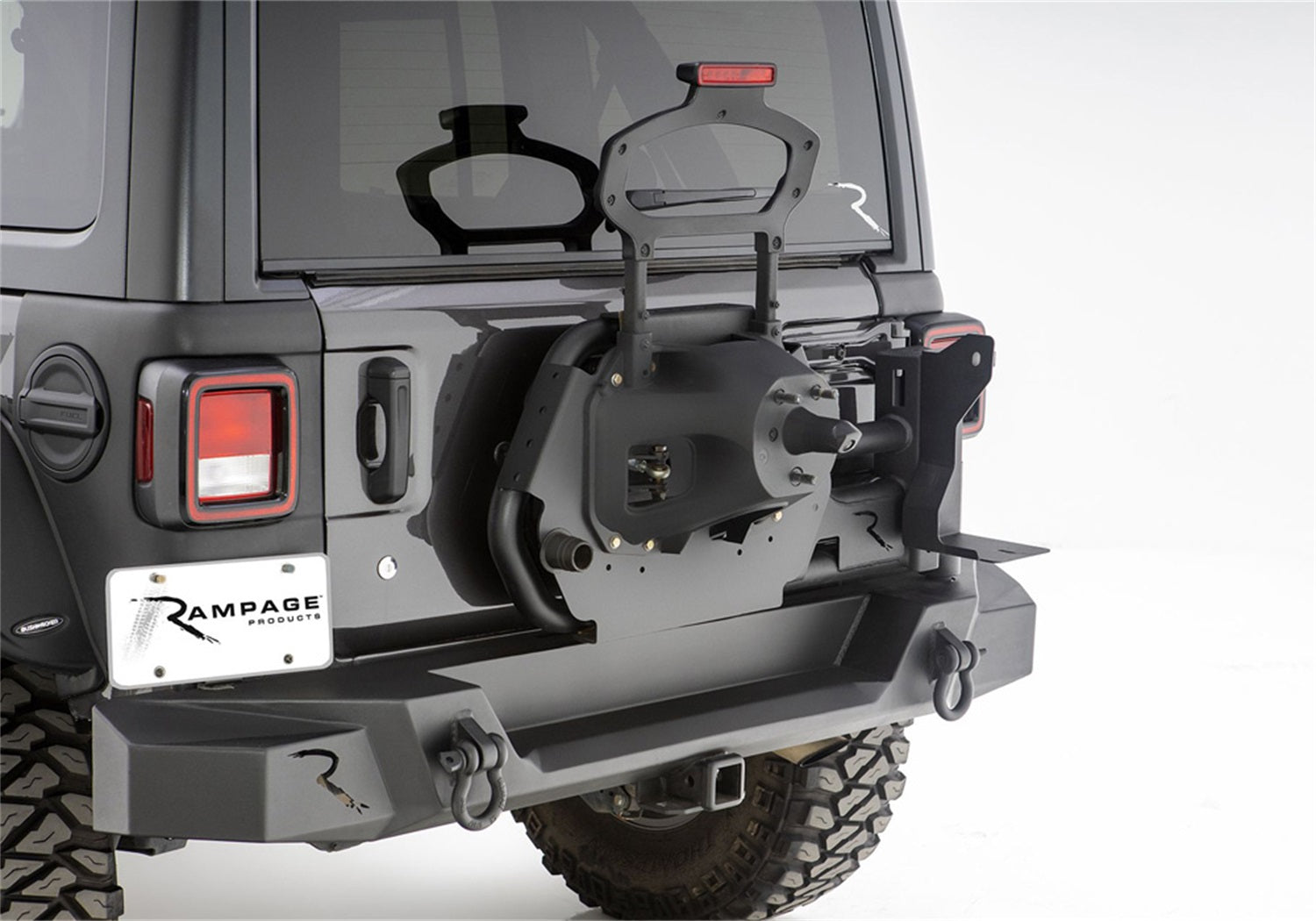 Rampage 9950917 Trail Guard Tire Carrier Fits 18-26 Wrangler Wrangler (JL)