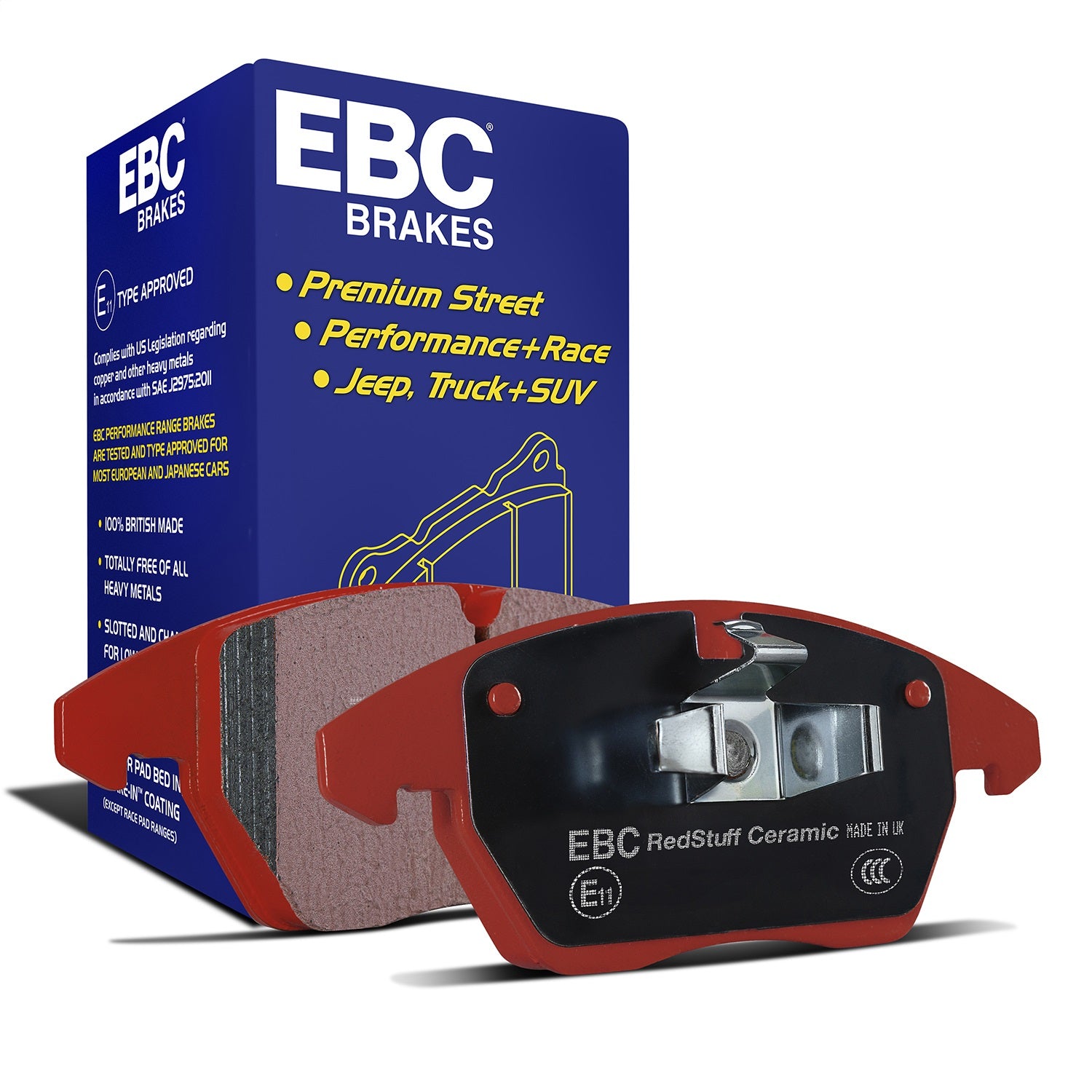 EBC Brakes DP31035C Redstuff Ceramic Low Dust Brake Pads