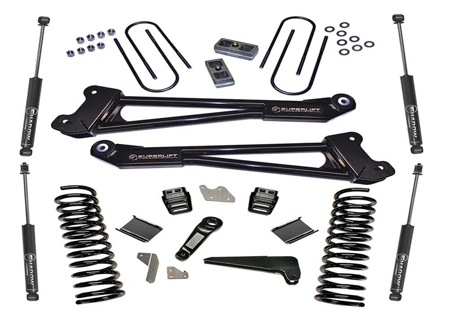 Superlift K144 Suspension Lift Kit w/Shocks Fits 13-17 3500