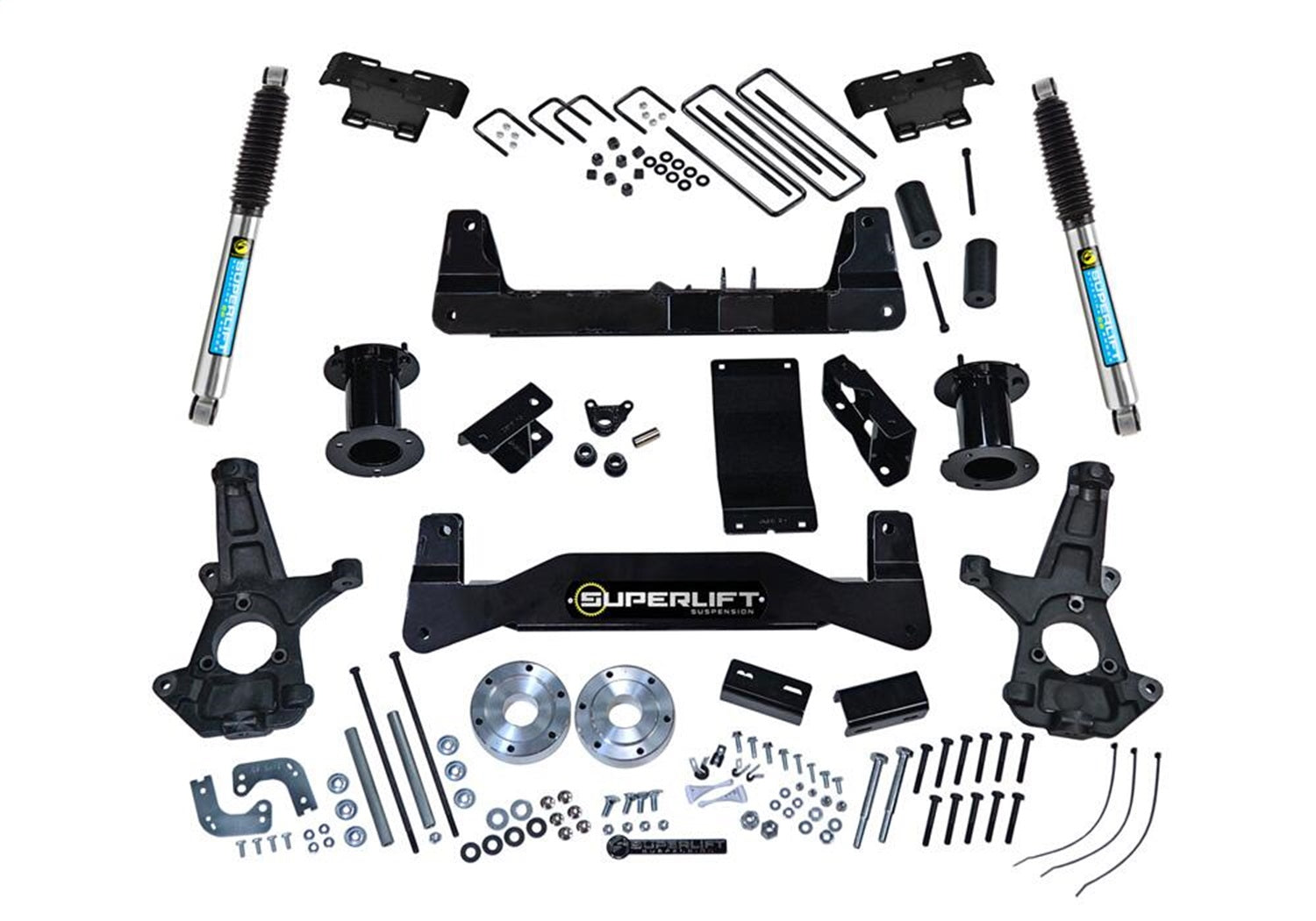 Superlift K160B Suspension Lift Kit w/Shocks Fits Sierra 1500 Silverado 1500