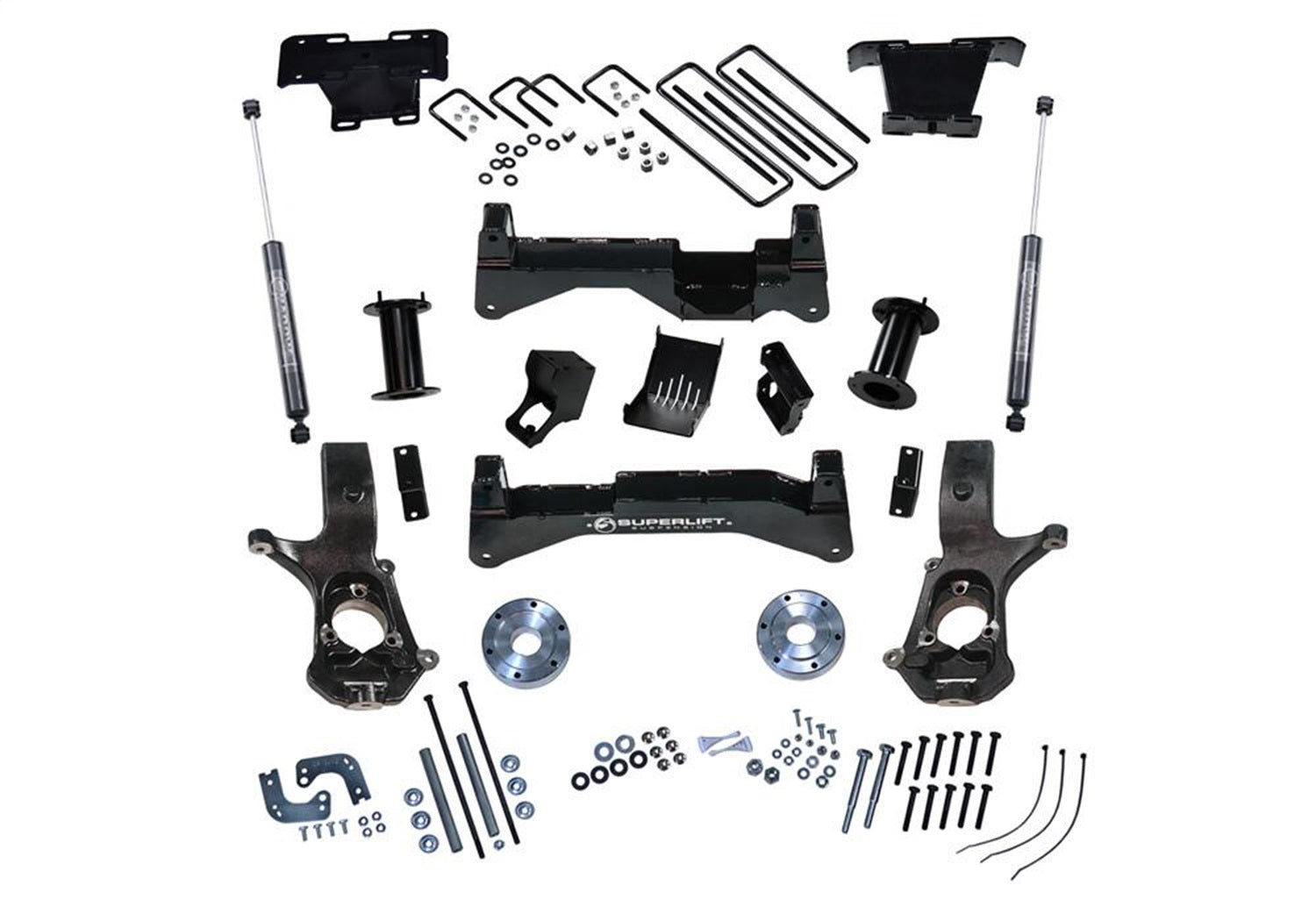 Superlift K898B Suspension Lift Kit w/Shocks Fits 07-16 Silverado 1500