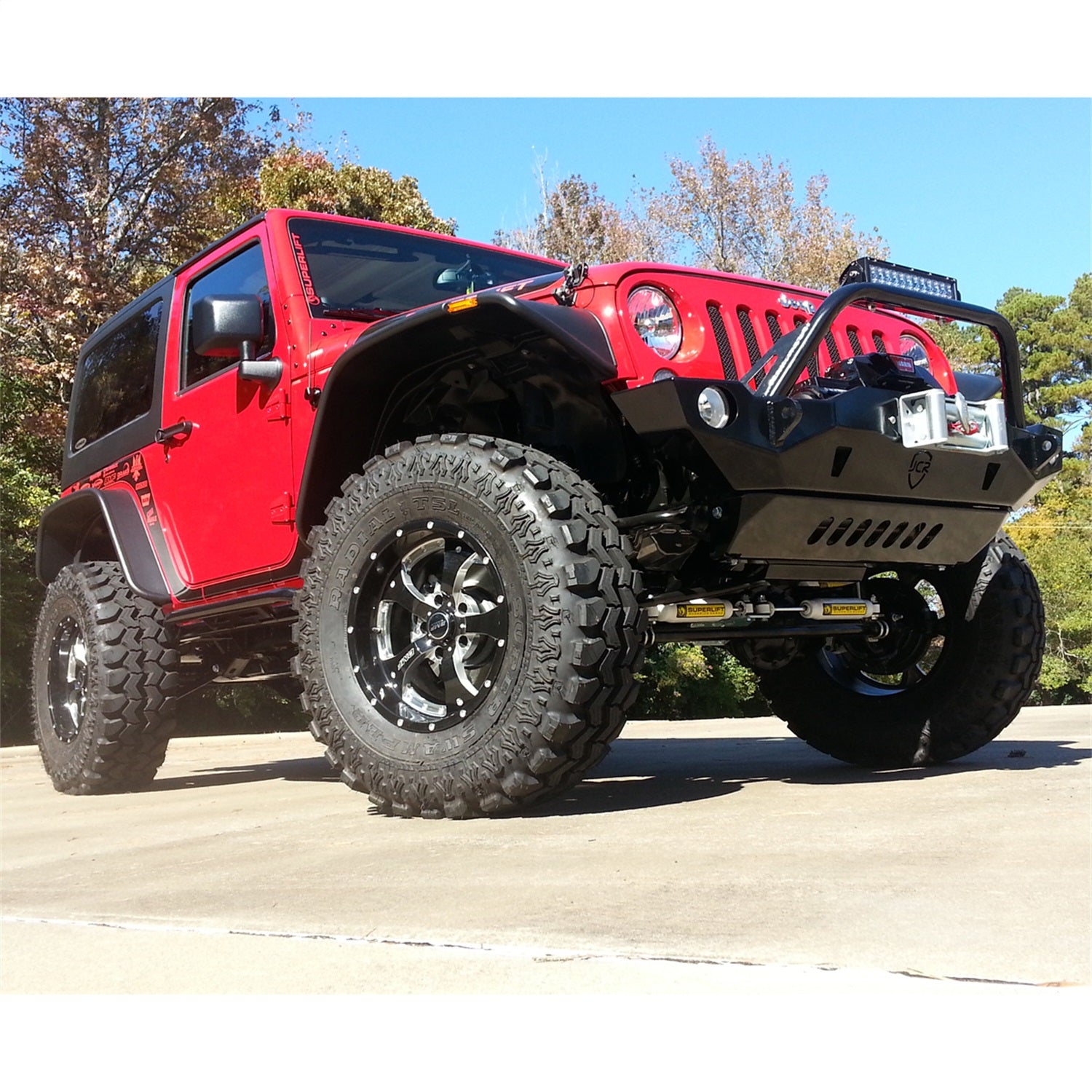 Superlift K905 Suspension Lift Kit w/Shocks Fits 07-18 Wrangler (JK)
