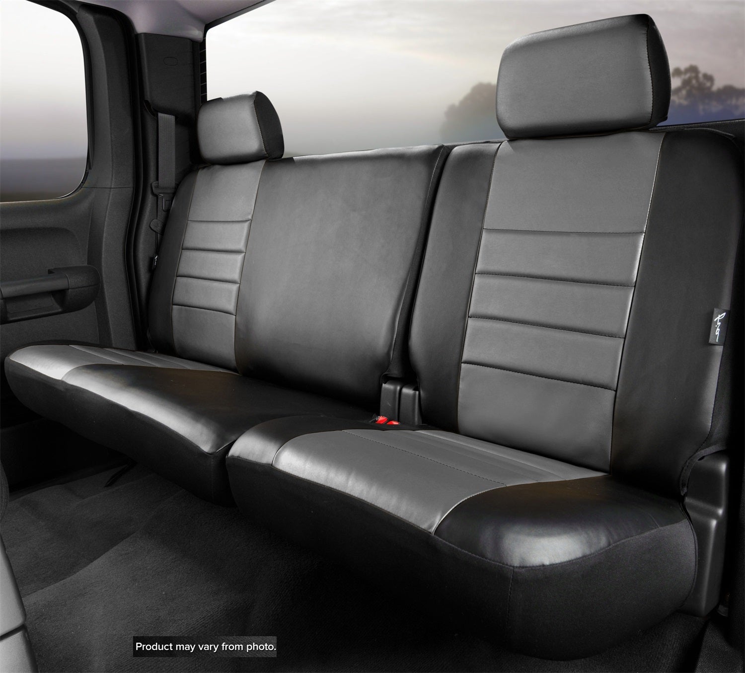 Fia SL62-41 GRAY LeatherLite Custom Seat Cover Fits Ram 1500 Ram 2500 Ram 3500