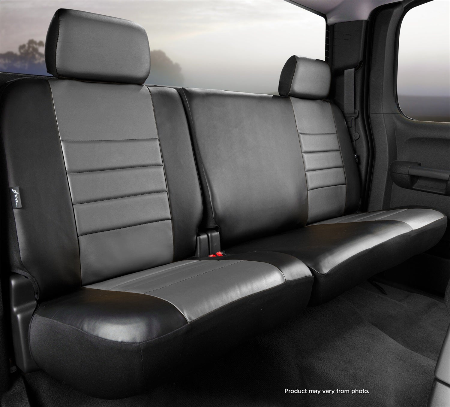Fia SL62-38 GRAY LeatherLite Custom Seat Cover