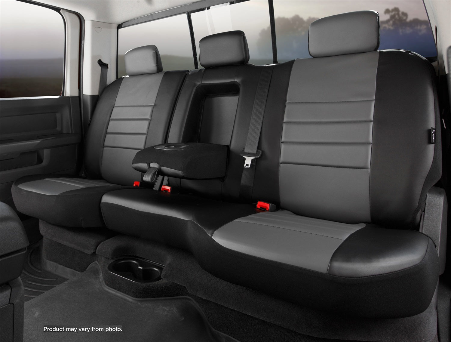 Fia SL62-80 GRAY LeatherLite Custom Seat Cover