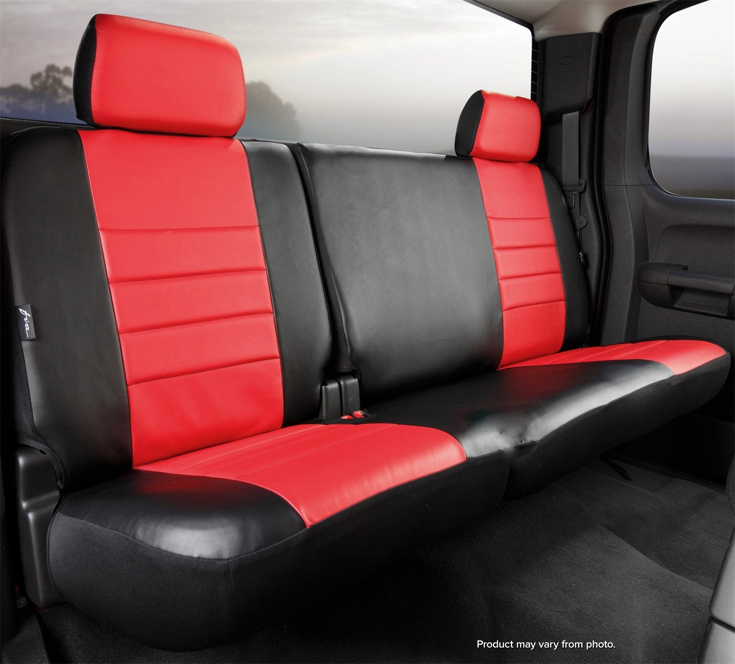 Fia SL62-23 RED LeatherLite Custom Seat Cover Fits 04-11 Canyon Colorado