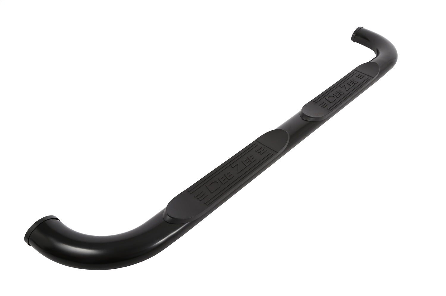 Dee Zee DZ372539 Textured Black Steel Side Steps 4 in. Oval Cab Length