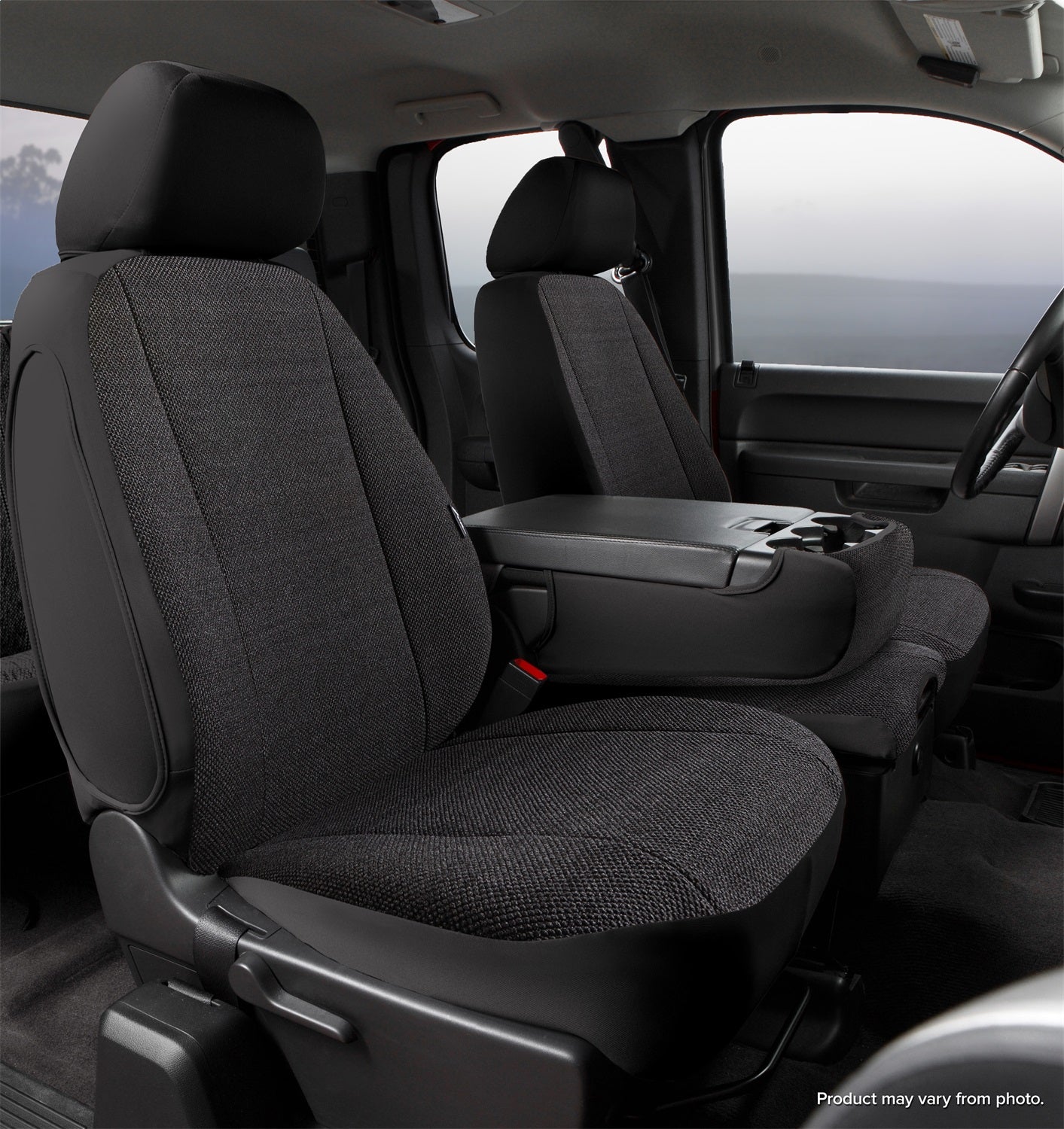 Fia TRS49-45 BLACK Wrangler Solid Seat Cover Fits 19-26 1500
