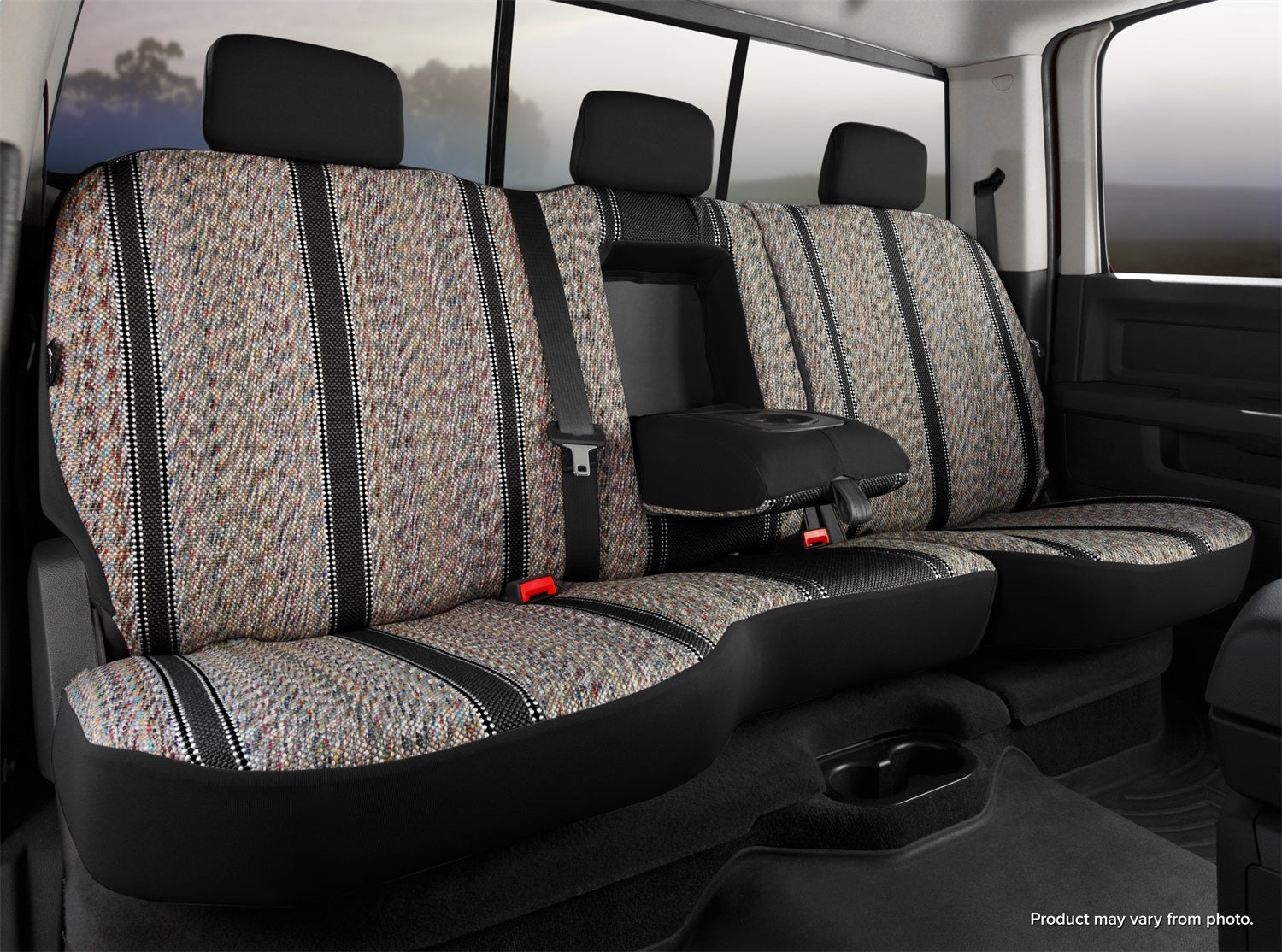 Fia TR42-54 BLACK Wrangler Custom Seat Cover Fits 19-24 2500 3500 4500 5500
