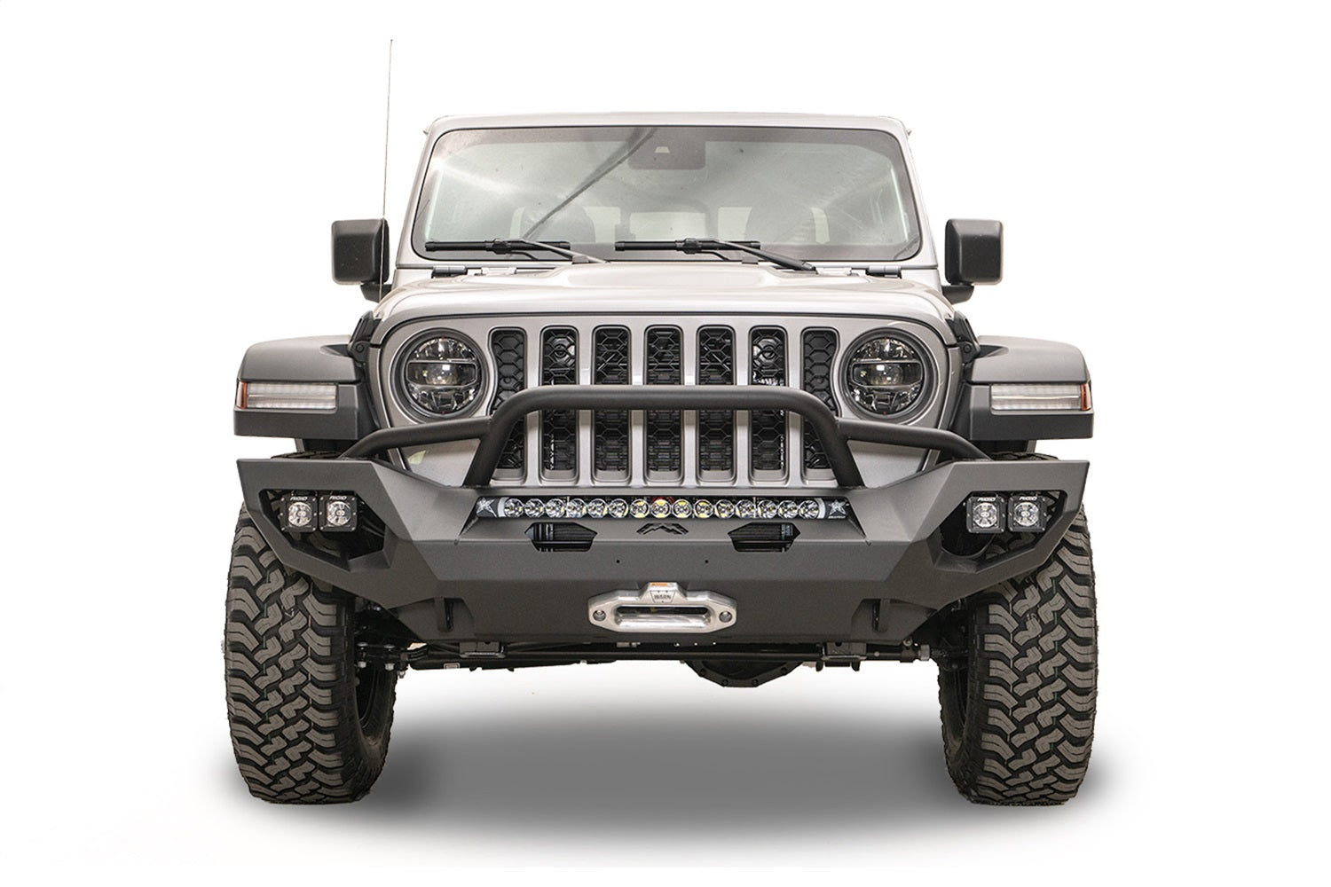 Fab Fours JL18-X4652-1 Matrix Front Bumper Fits 18-22 Gladiator Wrangler (JL)