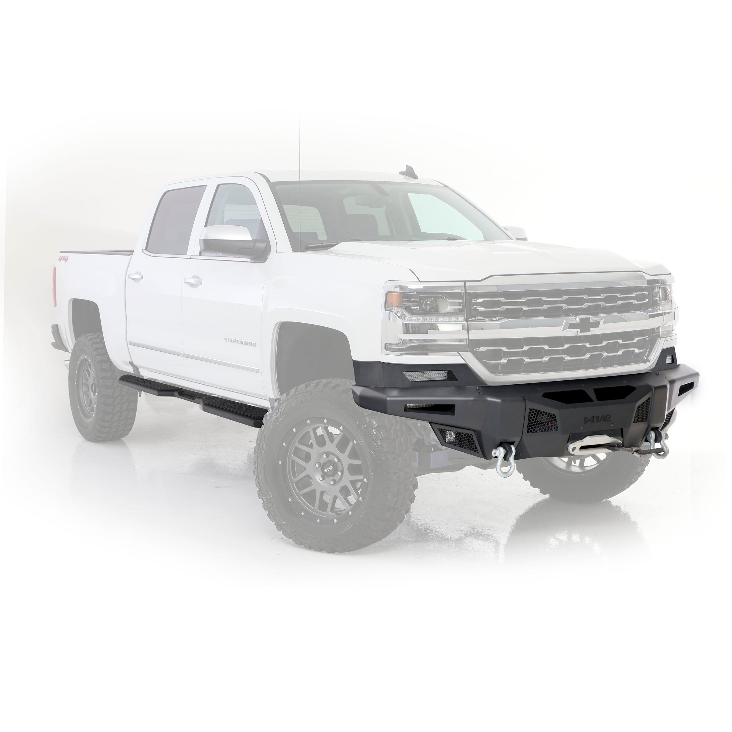 Smittybilt 616922 M1A2 Truck Side Step Fits 14-19 F-150 Silverado 1500