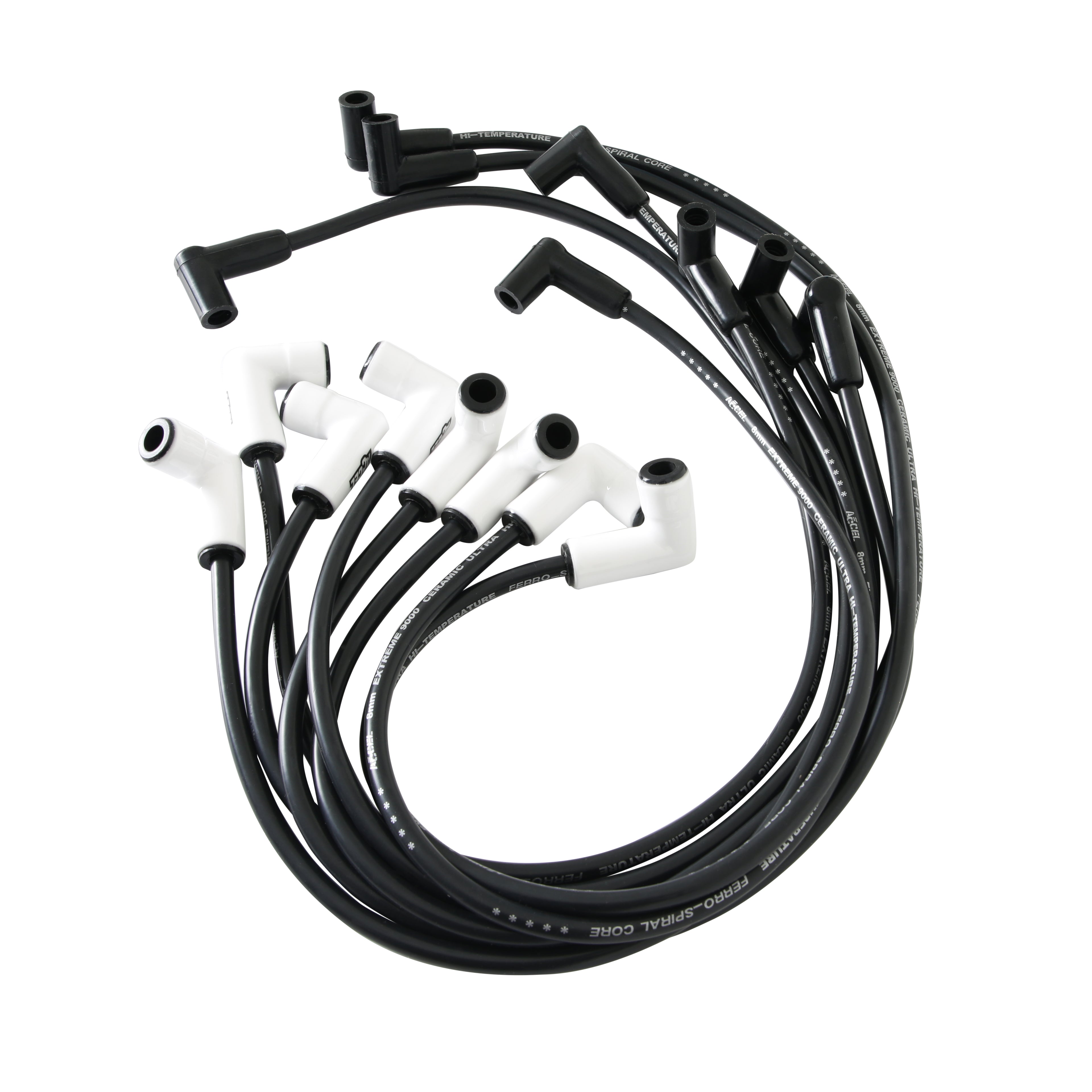 ACCEL 9011C Extreme 9000 Ceramic Boot Spark Plug Wire Set