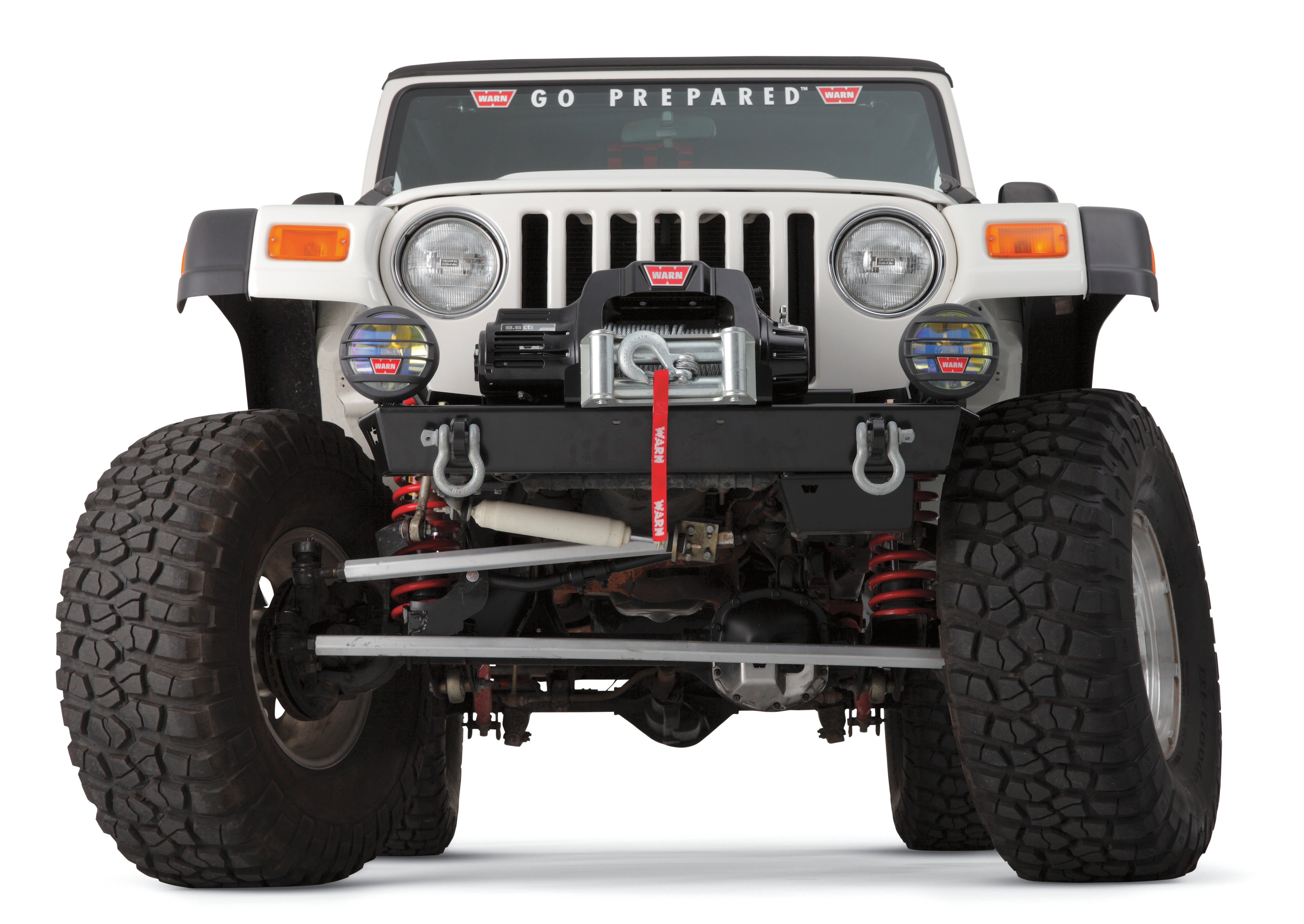 Warn 87700 Rock Crawler Stubby Front Bumper Fits 97-06 Wrangler (TJ)