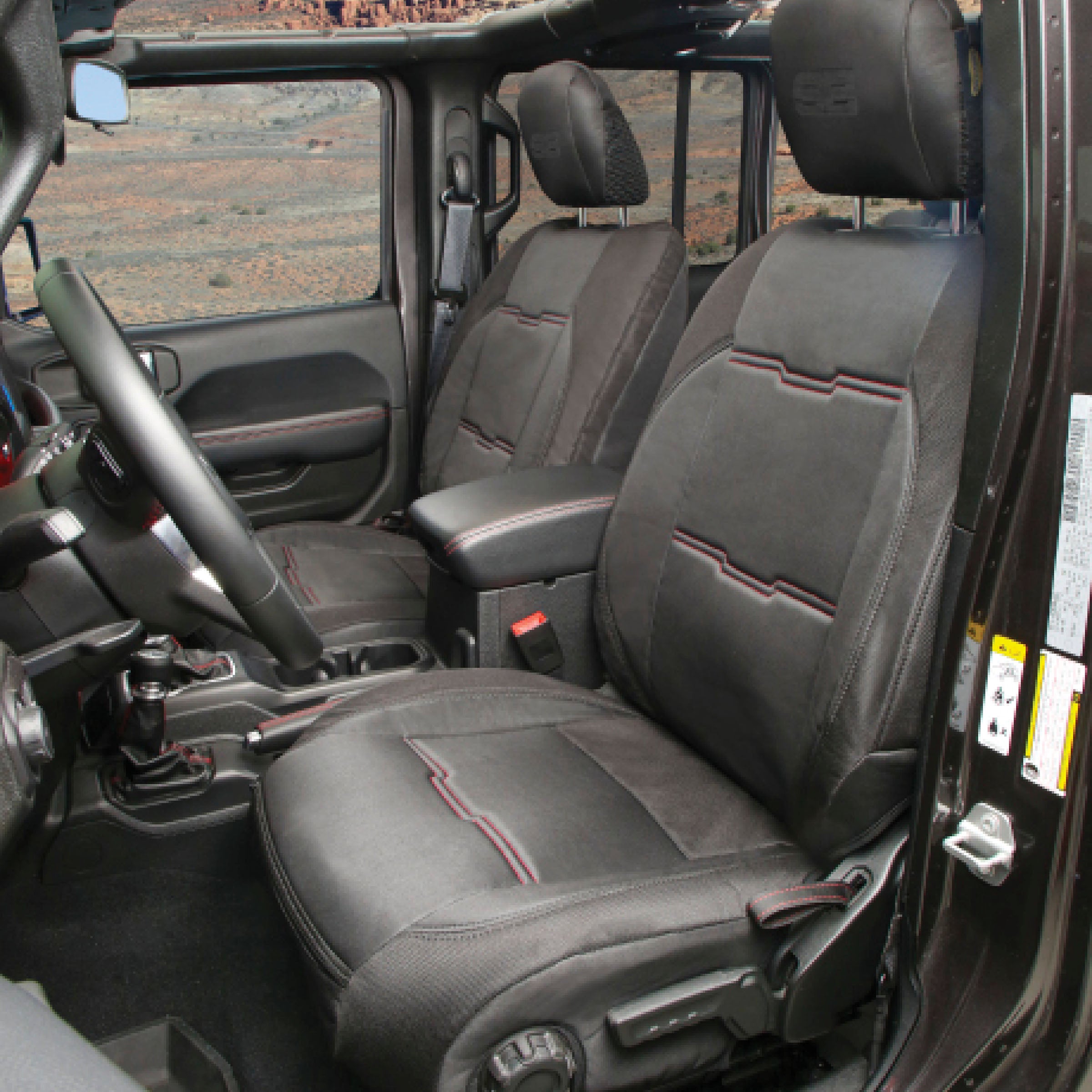 Smittybilt 578101 Neoprene Seat Cover Fits 20-25 Gladiator Pickup Gladiator