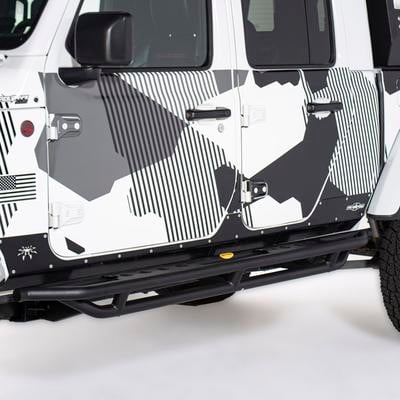 Smittybilt 79634 SRC Side Armor w/Steps Fits 20-25 Gladiator Pickup Gladiator