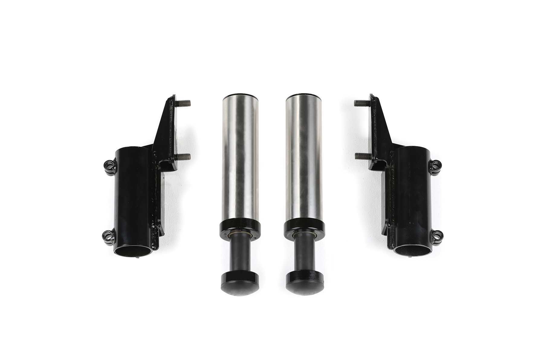 Fabtech FTS240892 Dirt Logic 2.25 Stainless Steel Hydraulic Bump Stop Kit