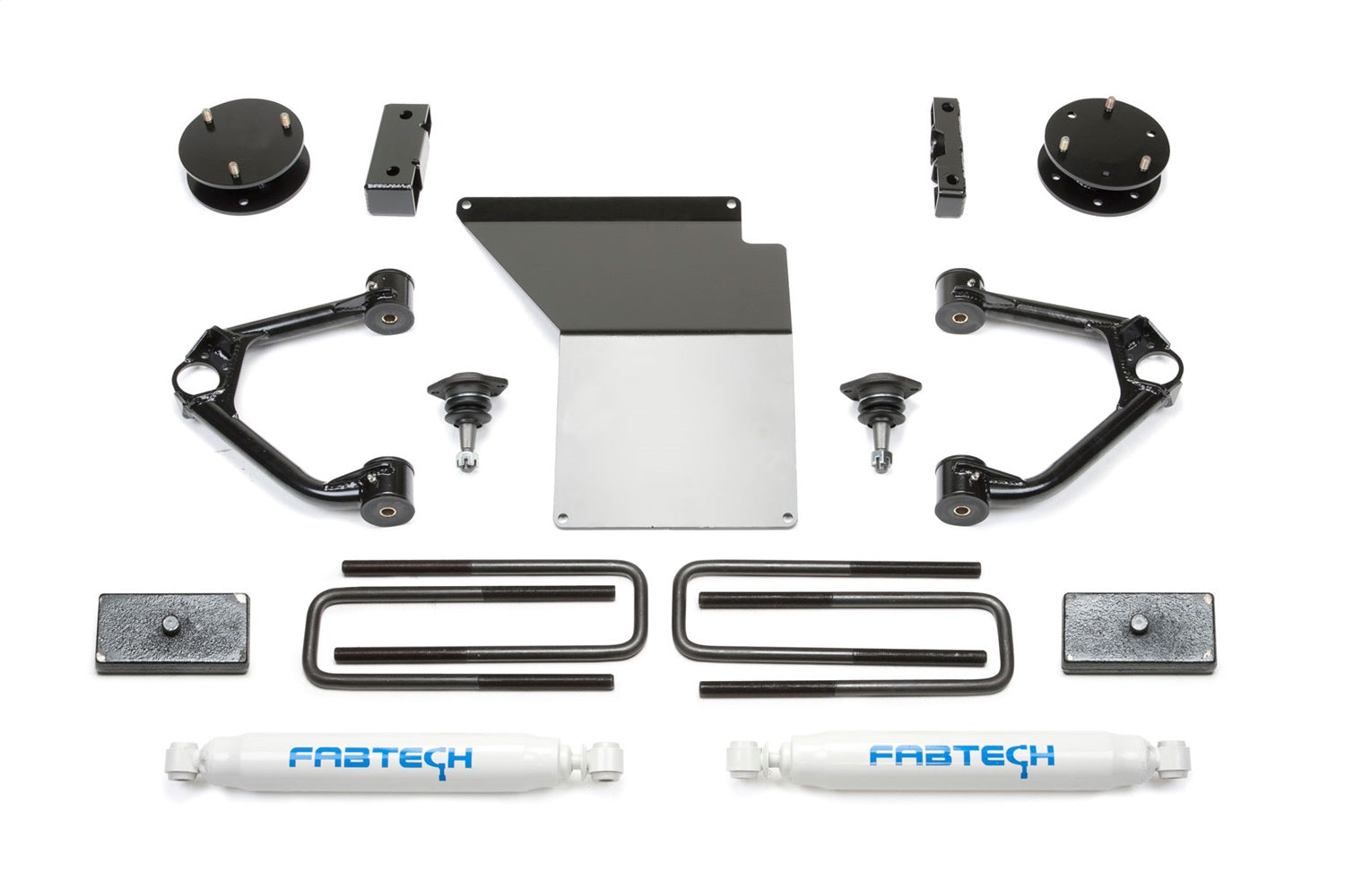 Fabtech K1059 Budget Lift System w/Shock Fits 07-18 Sierra 1500 Silverado 1500