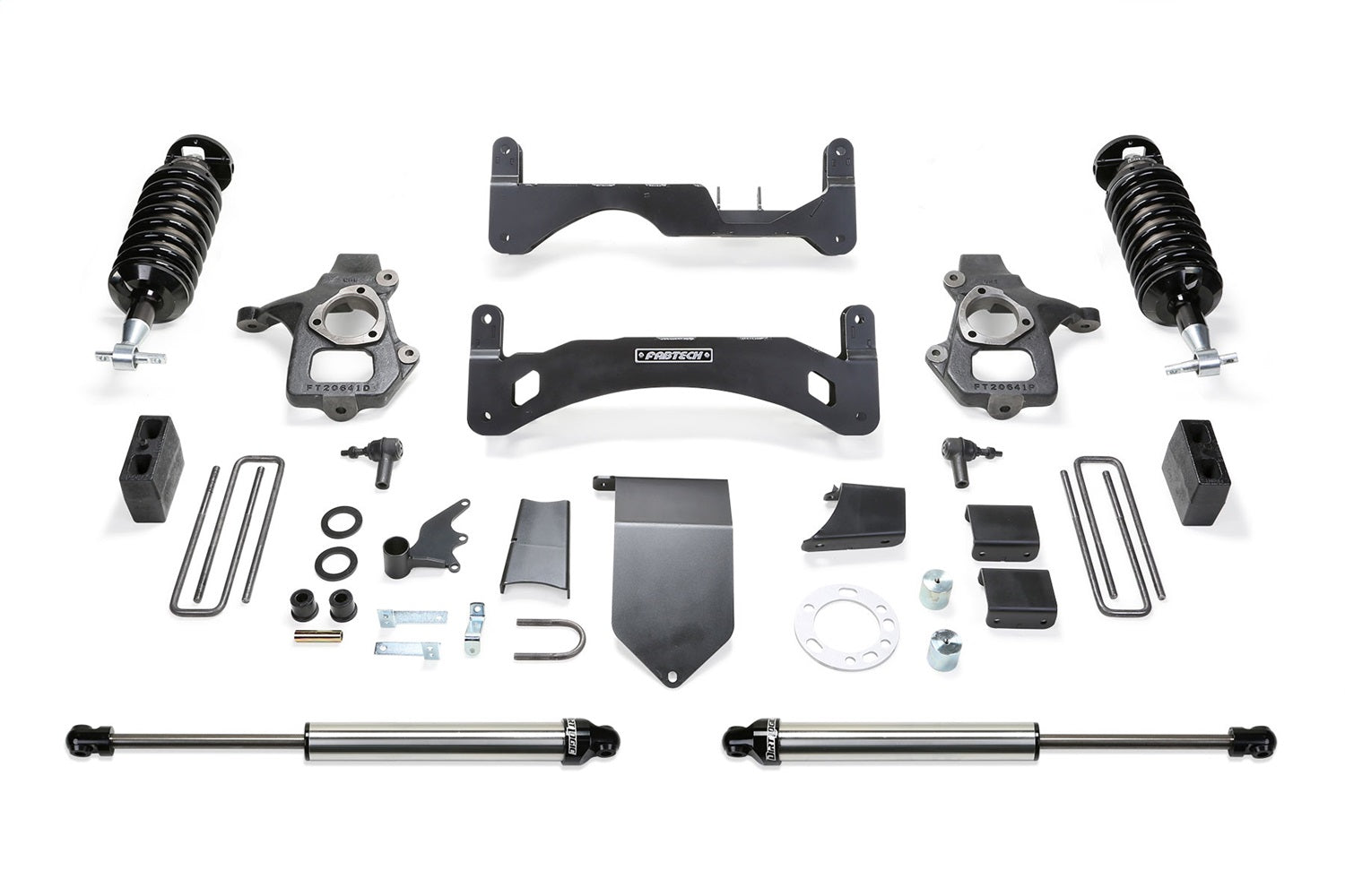 Fabtech K1085DL Performance Lift System w/Shocks Fits Sierra 1500 Silverado 1500