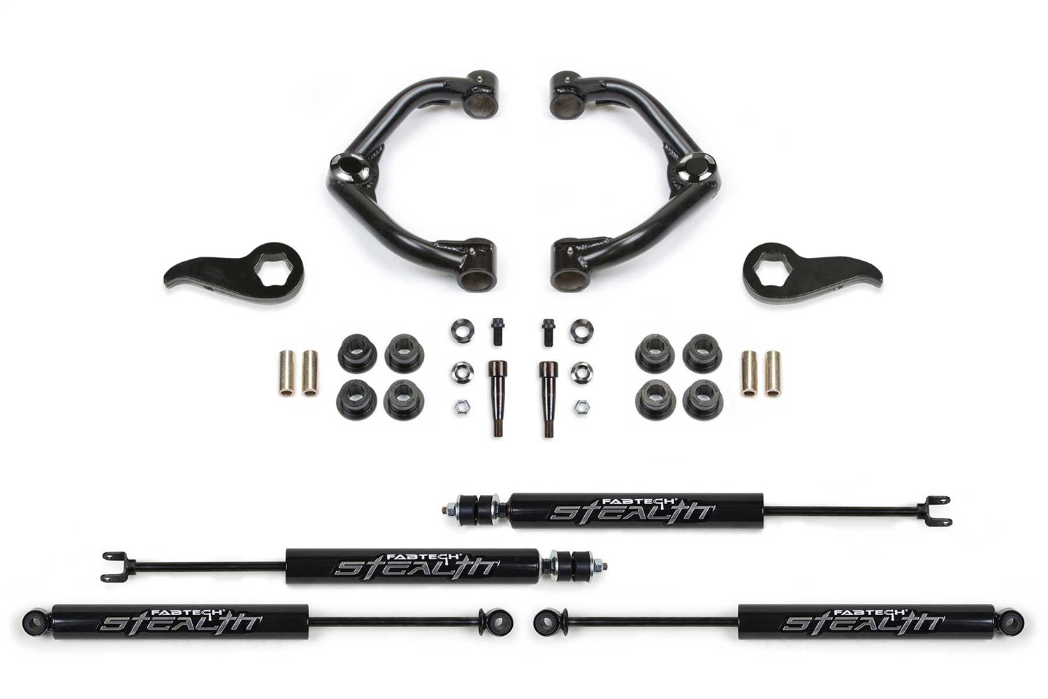 Fabtech K1155M Uniball UCA Lift System w/Shocks