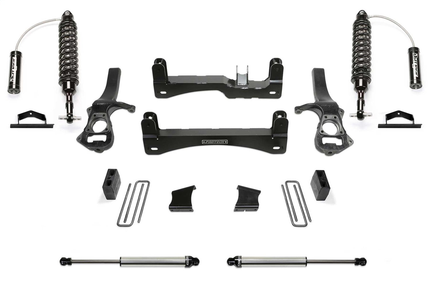 Fabtech K1198DL Performance Lift System w/Shocks Fits Sierra 1500 Silverado 1500