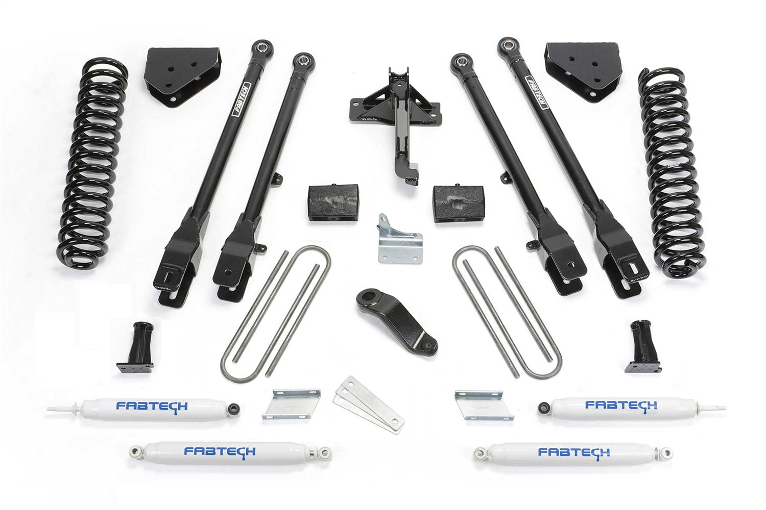Fabtech K2120 4 Link Lift System Fits 08-15 F-250 Super Duty F-350 Super Duty