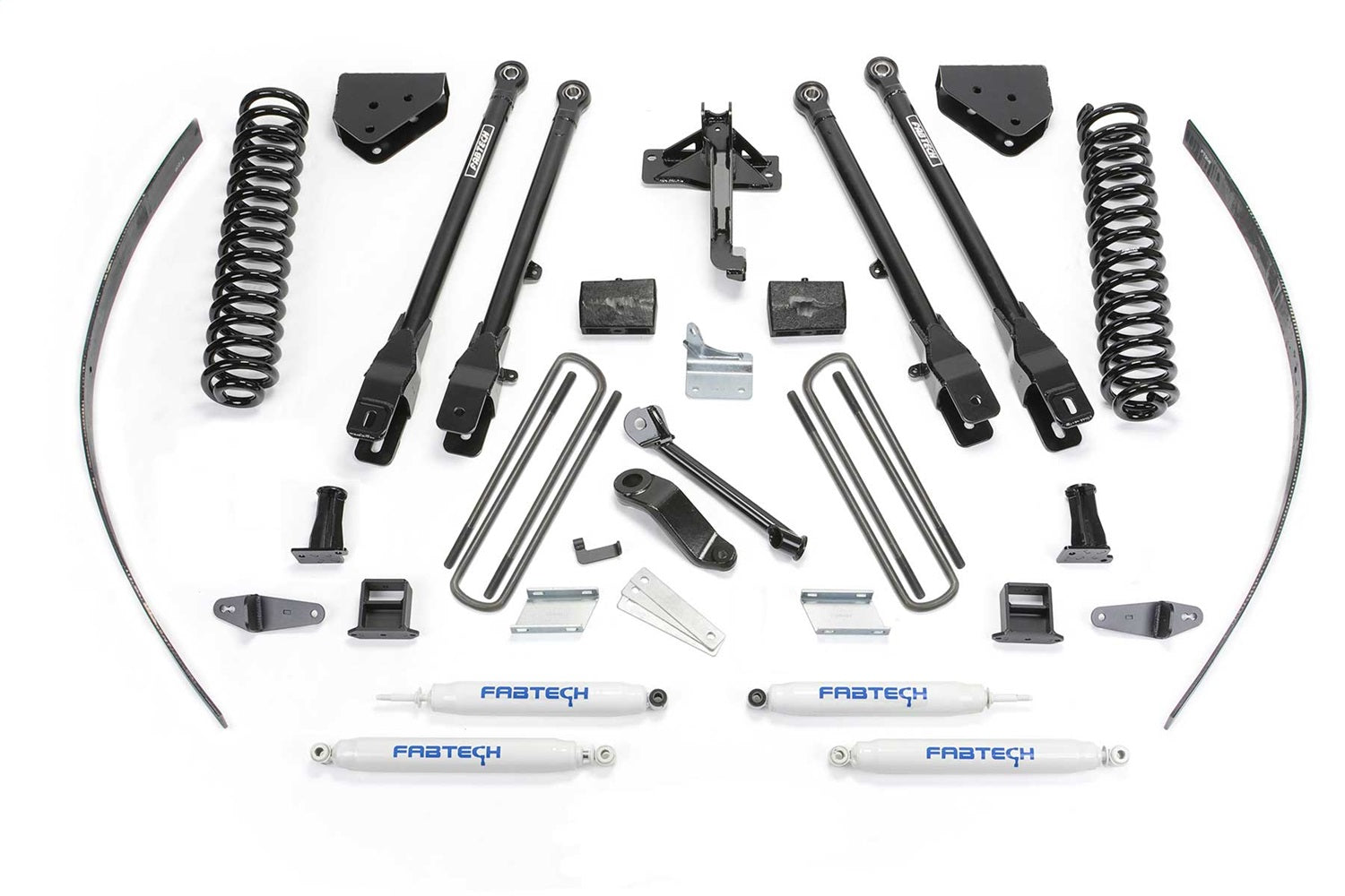 Fabtech K2125 4 Link Lift System Fits 08-15 F-250 Super Duty F-350 Super Duty