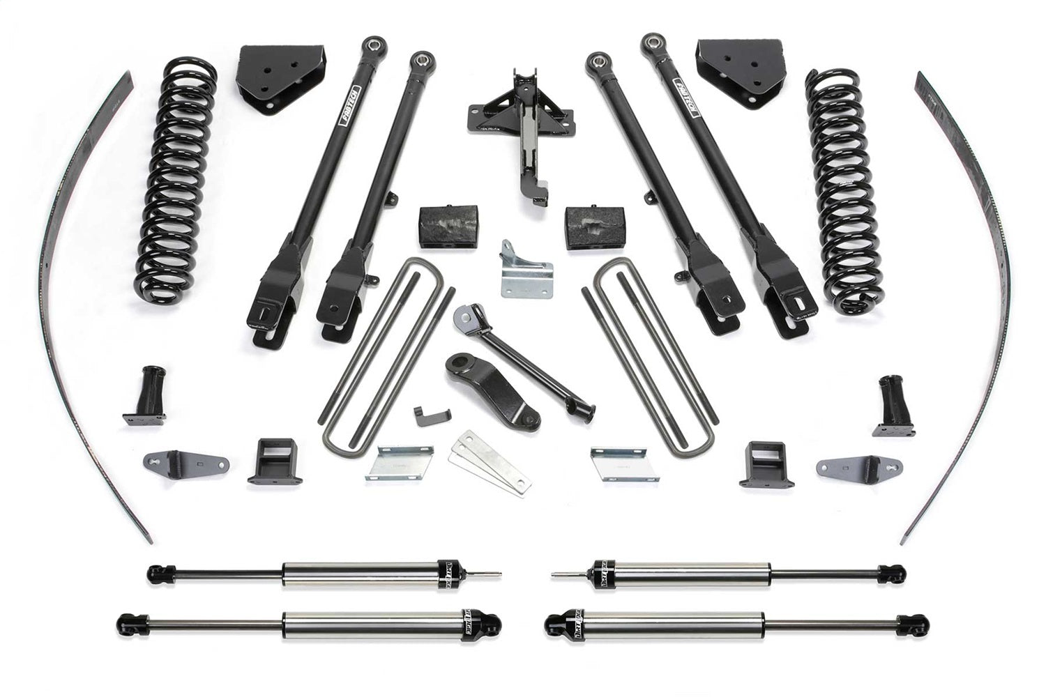 Fabtech K2125DL 4 Link Lift System Fits 08-15 F-250 Super Duty F-350 Super Duty