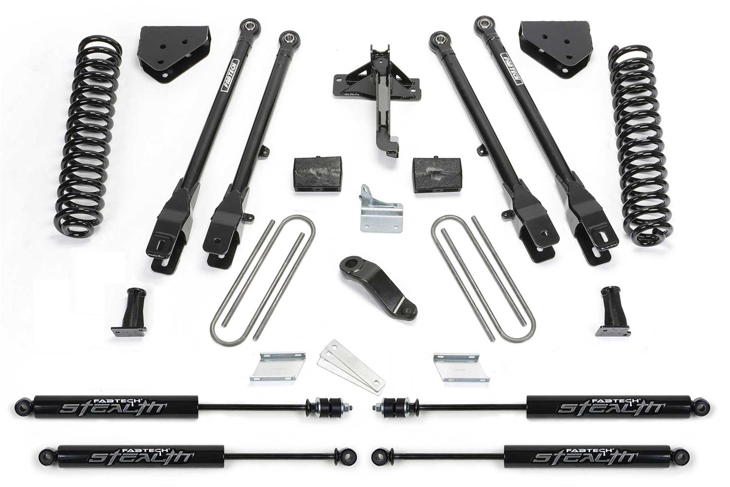 Fabtech K2132M 4 Link Lift System Fits 08-15 F-350 Super Duty