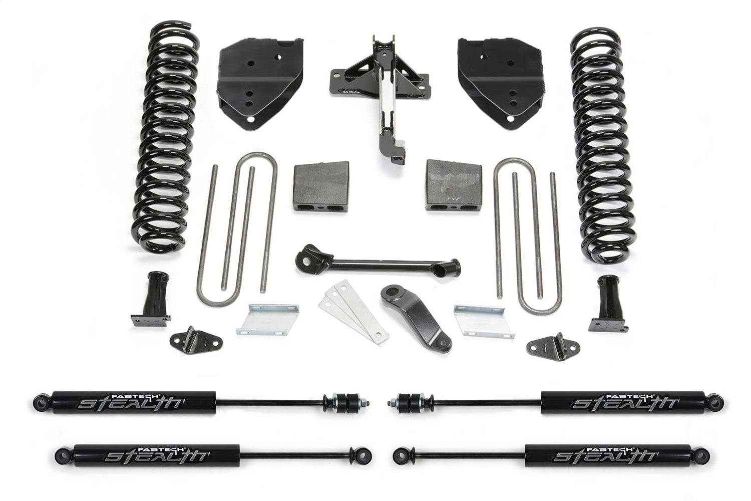 Fabtech K2214M Basic Lift System w/Shocks Fits F-250 Super Duty F-350 Super Duty