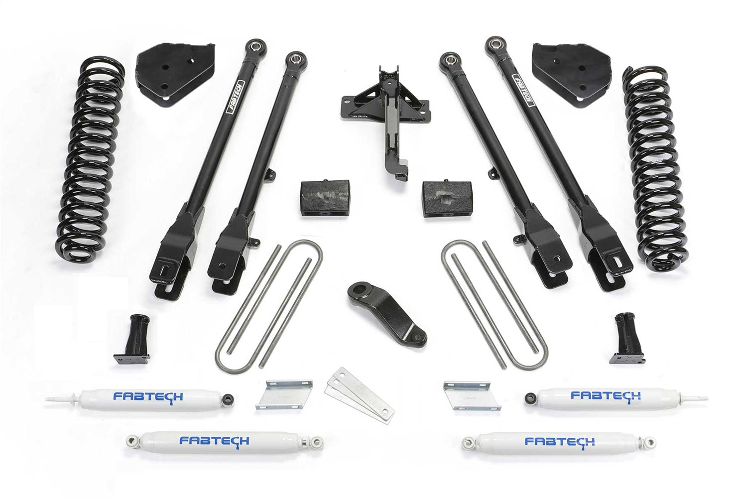 Fabtech K2216 4 Link Lift System Fits 17-21 F-250 Super Duty F-350 Super Duty