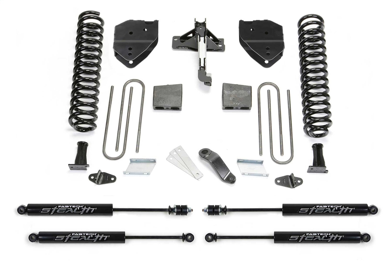 Fabtech K2217M Basic Lift System w/Shocks Fits F-250 Super Duty F-350 Super Duty