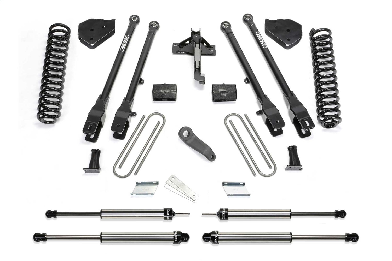 Fabtech K2219DL 4 Link Lift System Fits 17-21 F-250 Super Duty F-350 Super Duty