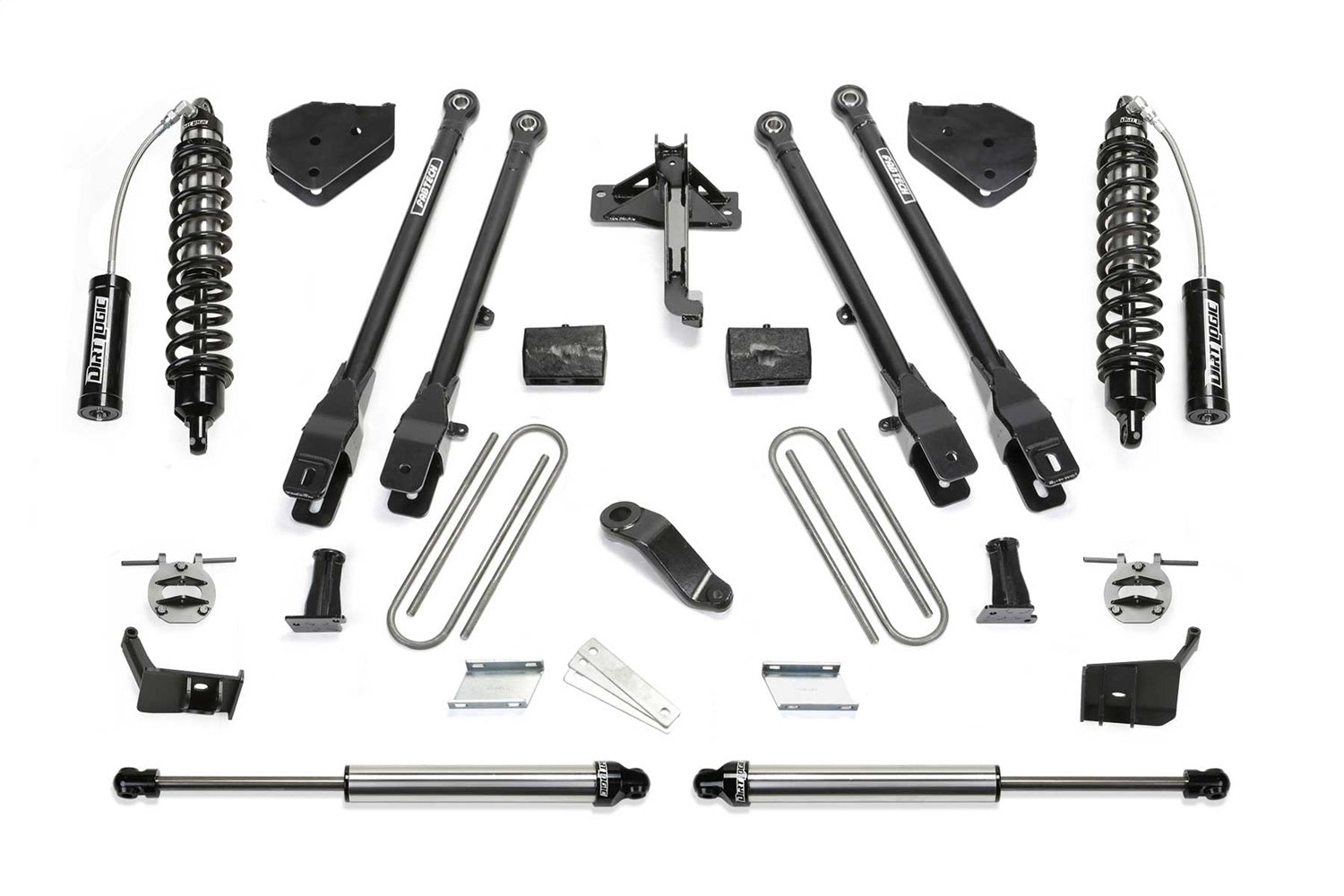 Fabtech K2244DL 4 Link Lift System Fits 17-23 F-250 Super Duty F-350 Super Duty
