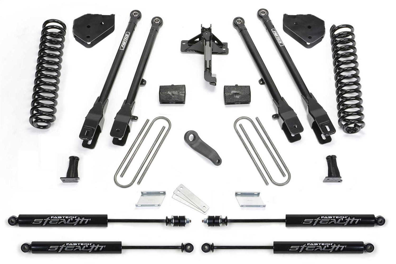 Fabtech K2257M 4 Link Lift System Fits 17-21 F-250 Super Duty F-350 Super Duty