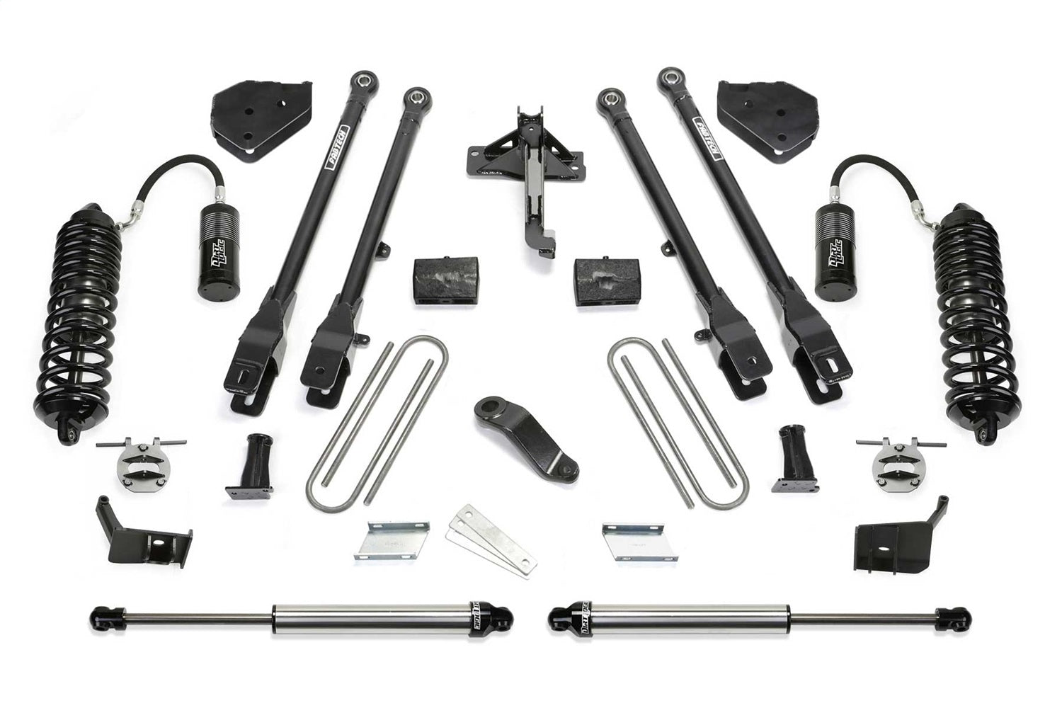 Fabtech K2338DL 4 Link Lift System Fits 17-20 F-450 Super Duty F-550 Super Duty