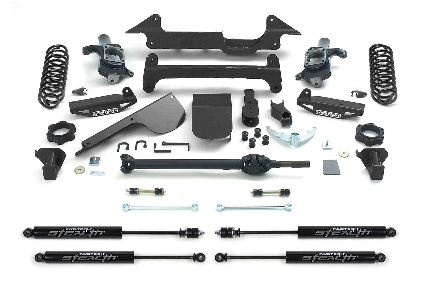 Fabtech K5000M Performance Lift System w/Shocks Fits 03-08 H2