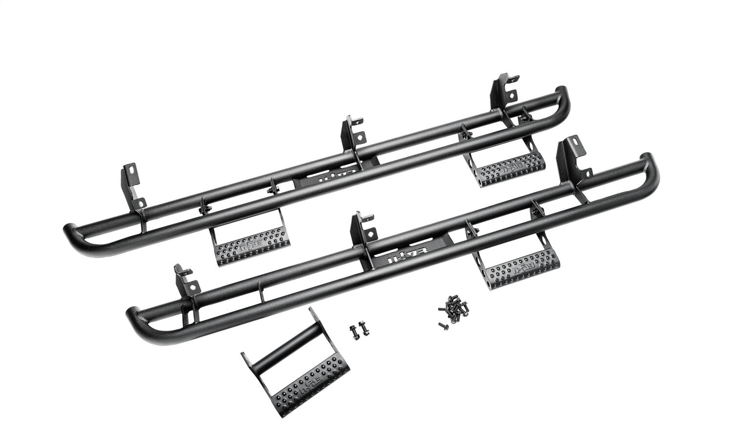 N-Fab F214BRKRS4 RKR Cab Length Step System Fits 21-23 Bronco